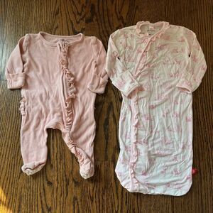 Magnetic Me Winnie the Pooh Sleeper Gown and Caden Lane Footie (NB - 3M)